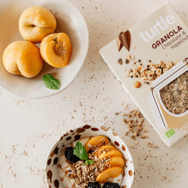 Granola s čokoládou a lískovými oříšky - bez lepku - Turtle